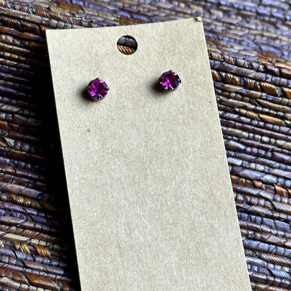 BOGO FREE HOT PINK STUD EARRINGS (second hole?)